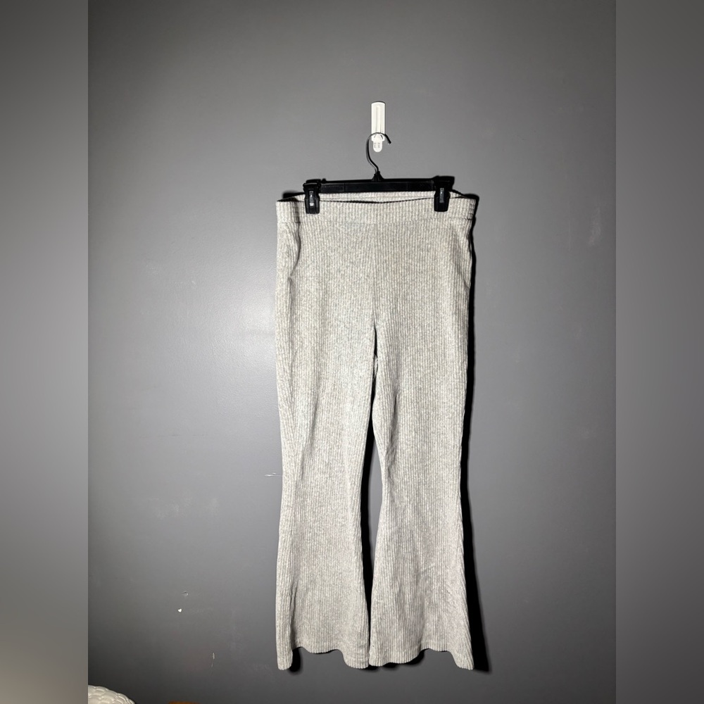 Aerie Groove-On Velour High Waisted Flare Pant Size XL Short - Picture 2 of 5